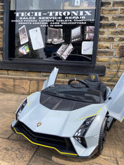 Licensed Lamborghini Autentica - 12v Kids Ride on Car with Remote

Extra Features with no extra cost (Added Free):
Leather Seats and EVA Wheels
Bluetooth Connectivity
USB/MP3 Connectivity
Built in Music Functions

Introducing the Lamborghini Autentica Kid