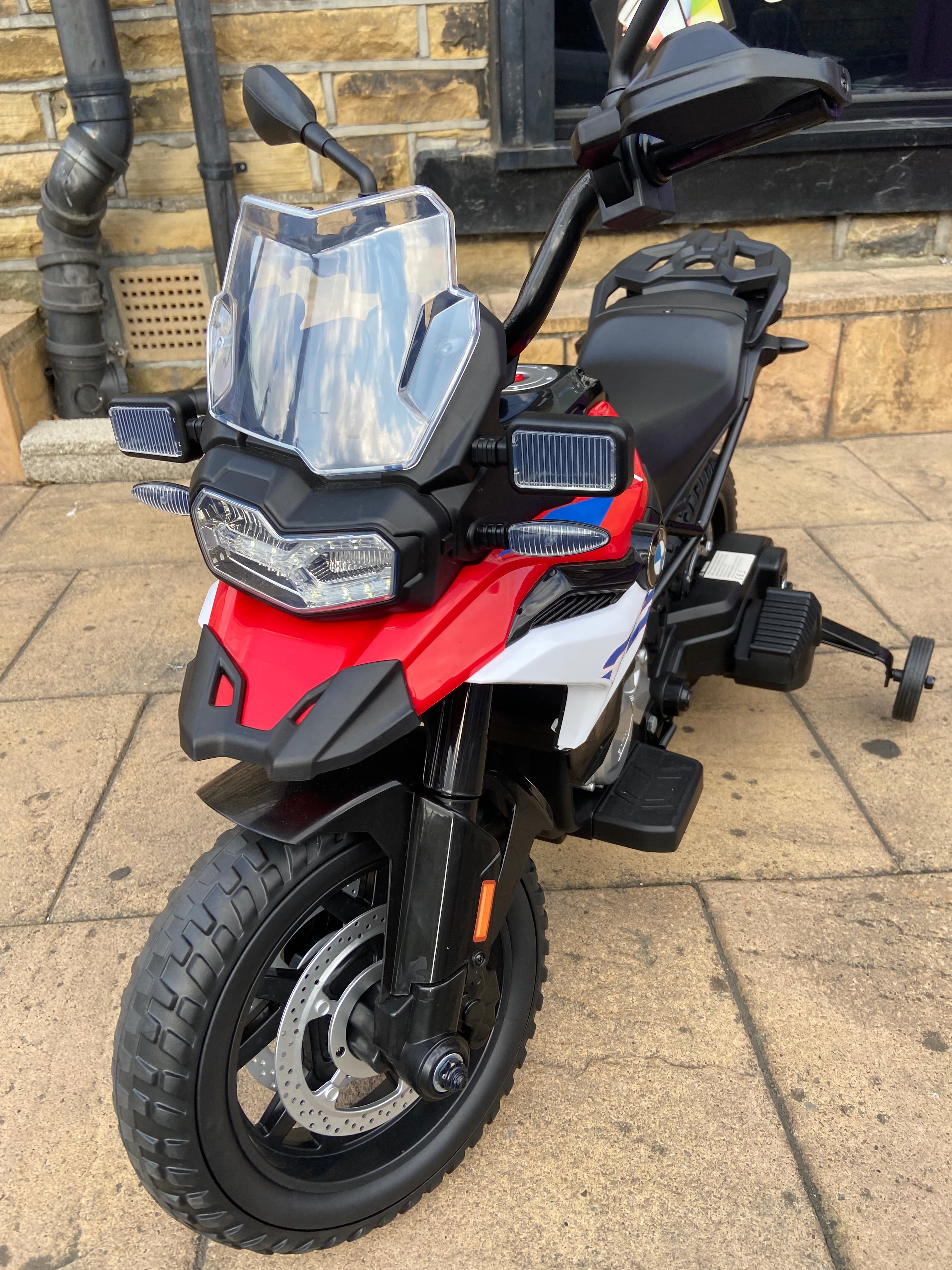 12v BMW Electric Ride On Motorbike With Rubber Wheels