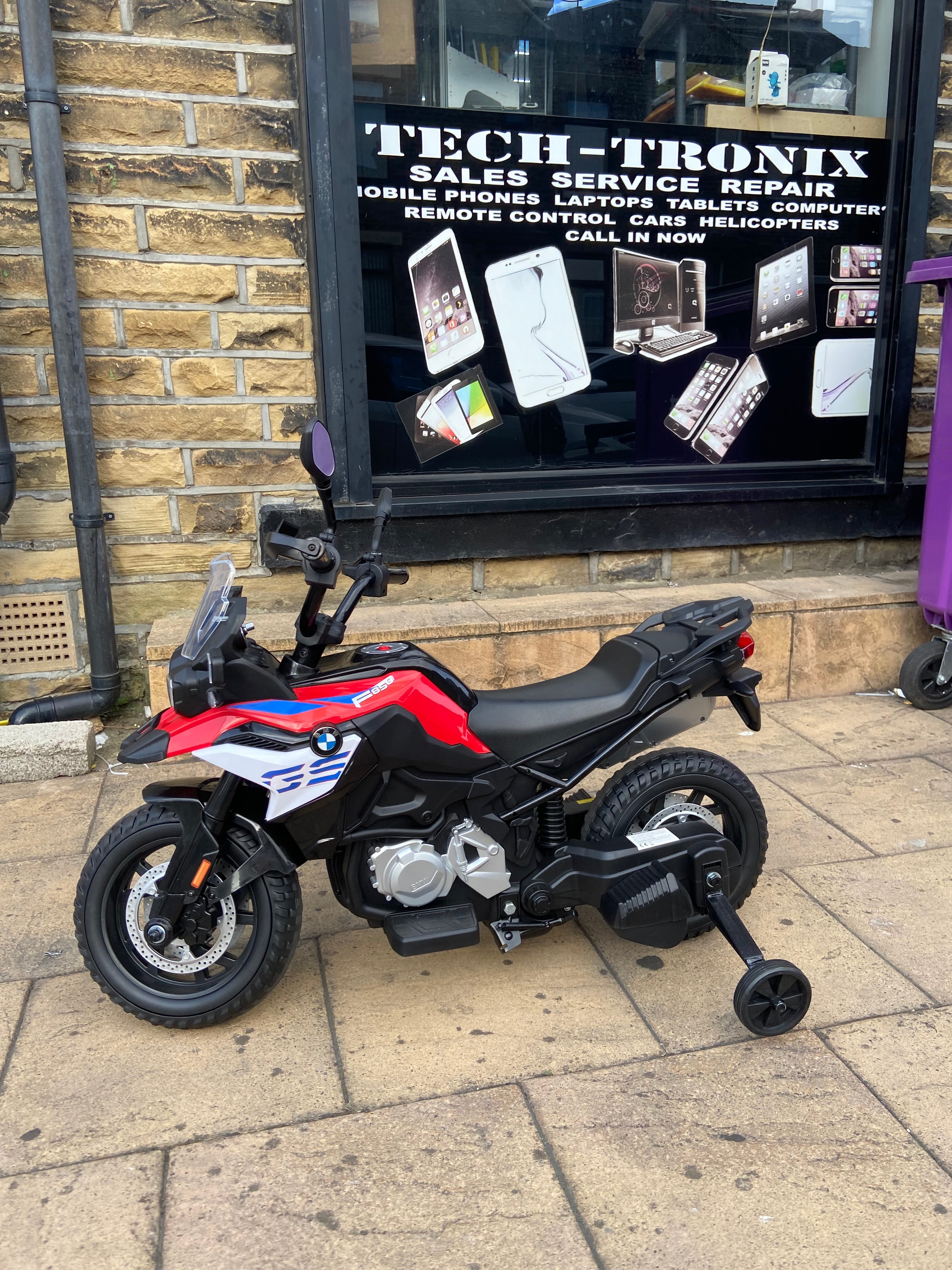 12v BMW Electric Ride On Motorbike With Rubber Wheels