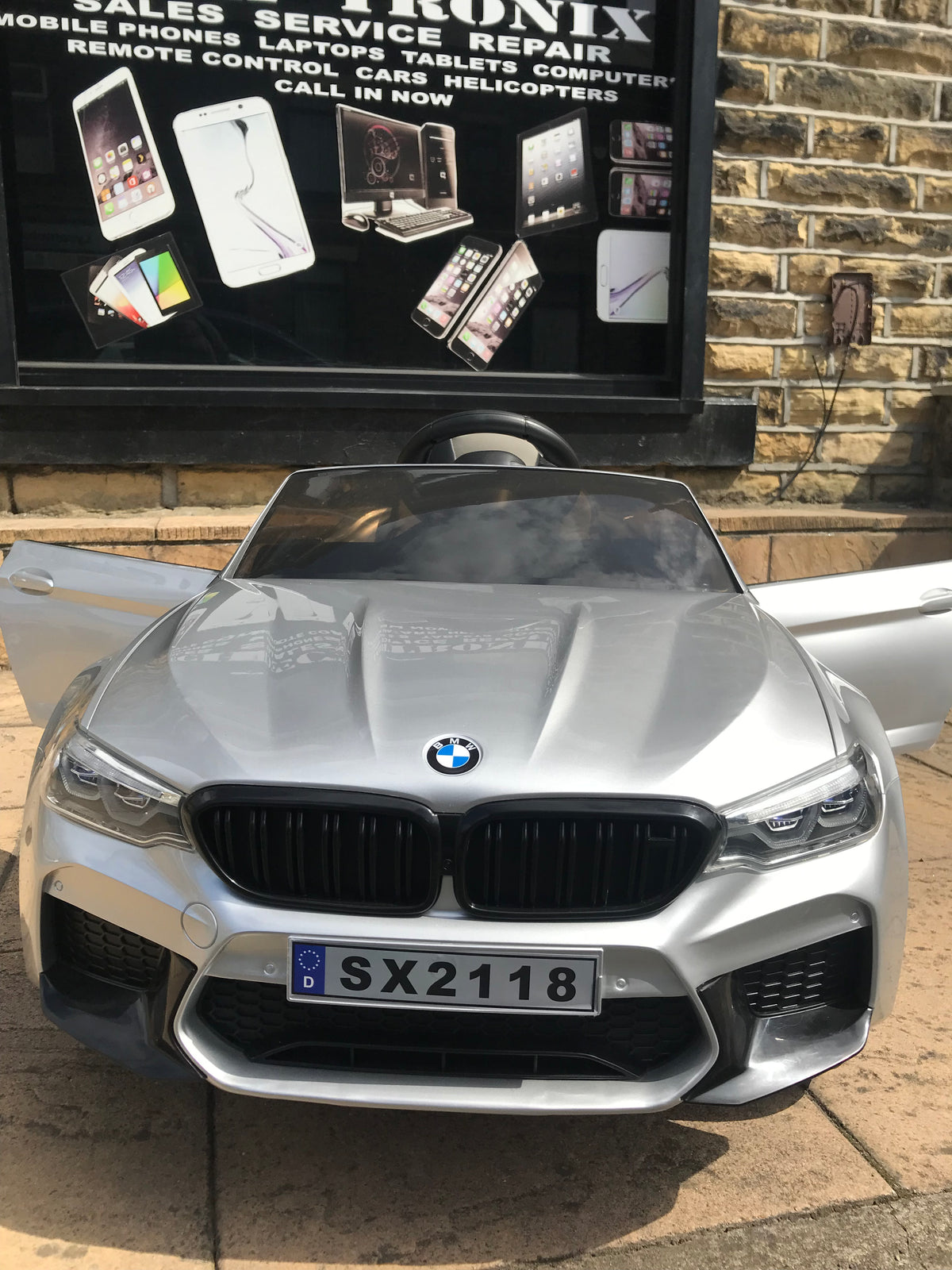 BMW M5 Kids Ride on Electric Car 12v With leather Seats and Eva Wheels