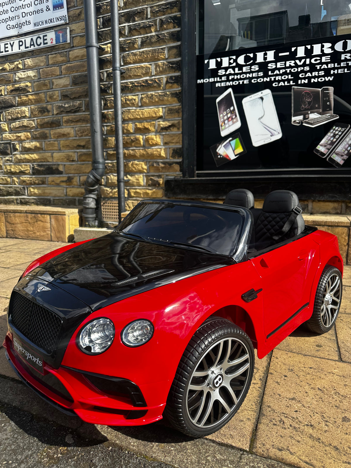 Kids 2 Seater Ride on Bentley Continental GT Supersports