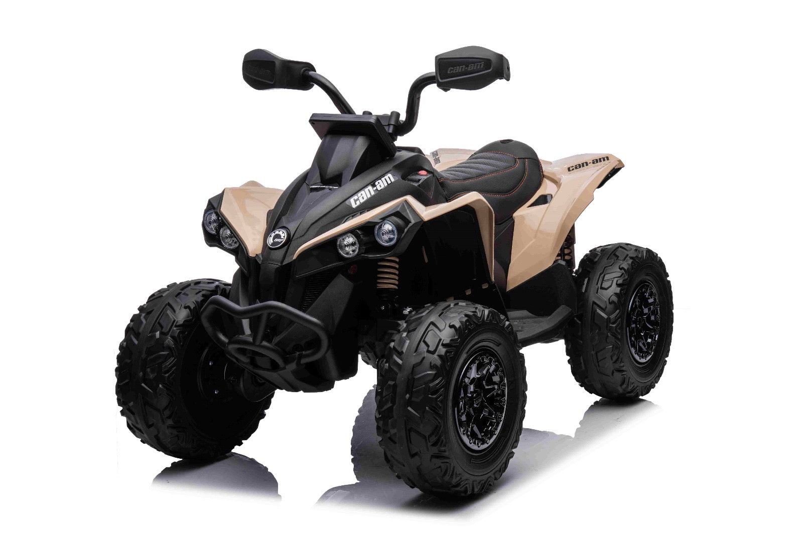 Cam-Am Maverick 24V Kids Electric Ride On Quad – packed with exciting features.