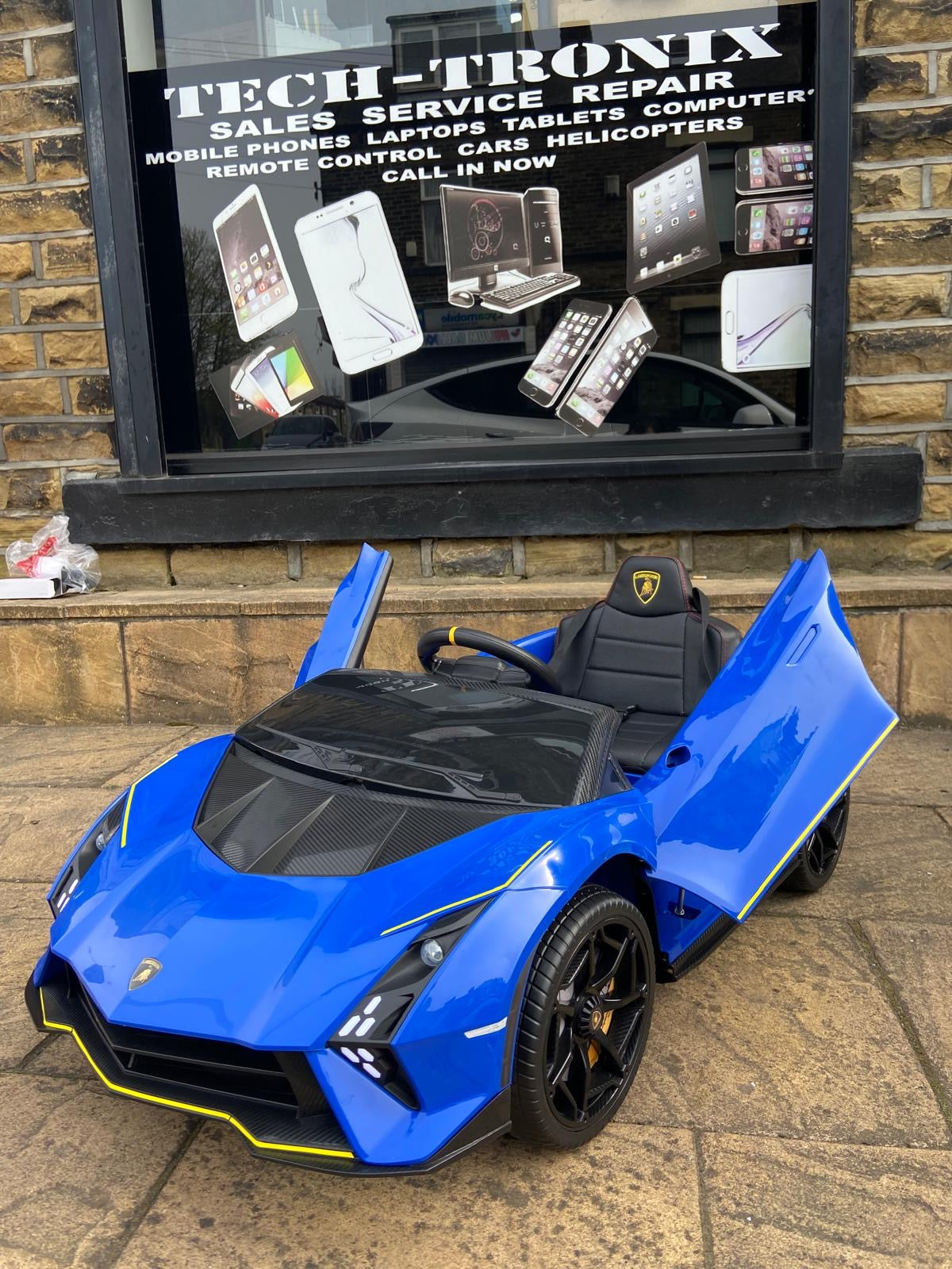 Licensed Lamborghini Autentica 12v Kids Ride on Car with Remote Extra Features with no extra cost Added Free Leather Seats and EVA Wheels