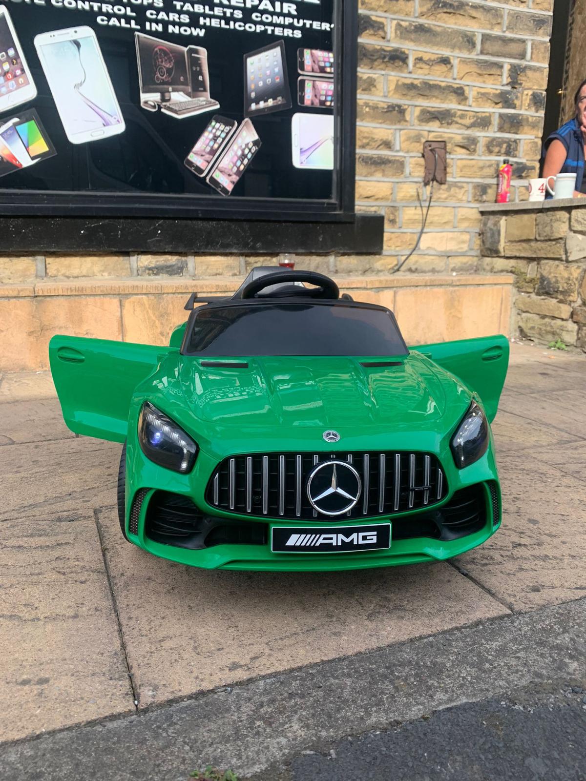 Kids Mercedes GT R AMG 12v Electric Ride-on Car with Parent Remote