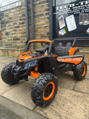 Cheapest 24v Limited Stock, Mini UTV kids ride on buggy - Orange & Blue Available